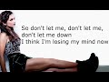 Don't Let Me Down- The Chainsmokers ft. Daya Lyrics