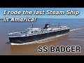 SS Badger Steam Ship - Ferry Crossing Lake Michigan