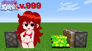 GIRLFRIEND + 1000 XP | FNF Friday Night Funkin' Characters in Minecraft