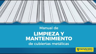 Manual de Limpieza y Mantenimiento de Cubiertas Metálicas