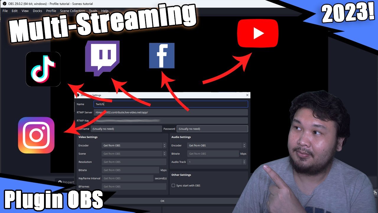 Multi Streaming Plugin Obs Studio Youtube
