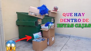 !SUPER INCREIBLE. saque de la basura 5 CAJAS de cosas #dumptruck #loquetiranenUSA  #dumpsterdiving