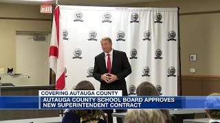 Autauga County school board approves contract for new superintendent