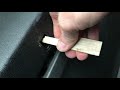 How to open a Chevy Volt hatch from inside the car when your battery is dead