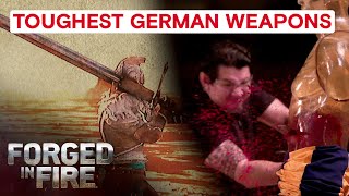 Top 7 VICIOUS German Weapons | Forged in Fire