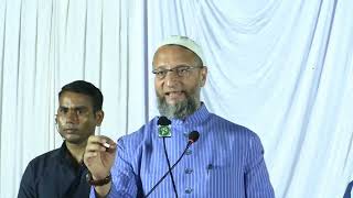 Barrister Asaduddin Owaisi addressed a public meeting in Kolhar Mandal, Basavana Bagewadi