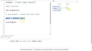 Python - Remove/pop items from a list