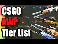 RANKING ALL AWP SKINS IN CS ( Tier List )