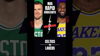 NBA RAPIDS: Boston Celtics Vs Los Angeles Lakers | Dec 25 | 2023 #nbahighlightstoday #lebronjames
