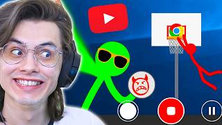 ŞİMDİ DE YOUTUBER OLDULAR (Animasyon vs Youtuber Alan Becker) Tepki