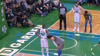Steven Adams Finds Himself a Scratching Post | Thunder vs Celtics | 2017-18 NBA Season