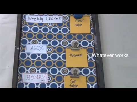 How to make a magnetic chore chart How to make a magnetic chore chart