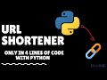 Python URL Shortener | How to shorten url link |  url shortener with python | Python Projects