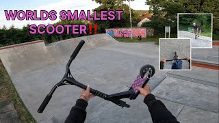 RIDING THE WORLDS SMALLEST SCOOTER!!!