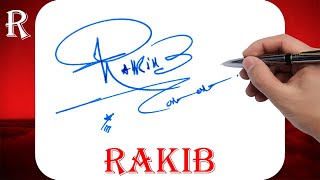 Rakib Name Signature Style | R Signature Style | Signature Style of My Name Rakib