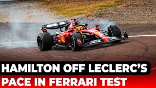 Hamilton off Leclerc’s pace in Ferrari test l GPFans F1 News