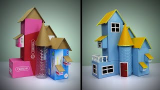 Cardboard House #11   Building Villa from Recycled Materials | see and do
