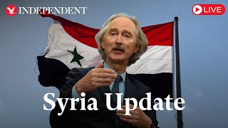 Live: Update on Syria from UN special envoy to country