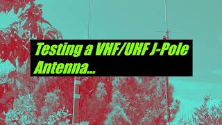 Diy VHF/UHF 2m/70cm J-Pole antenna