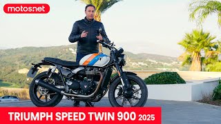 🎻 Triumph Speed ​​Twin 900 2025 / Brand new and with IMU / Presentation / Review / motos.net