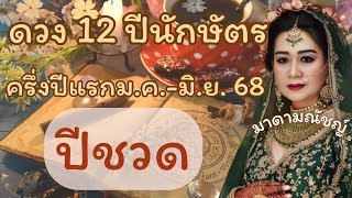 🦅ดวง 12 ปีนักษัตร🦅ปีชวด ครึ่งปีแรกเดือน ม.ค.- มิ.ย. 2568🕊🌍