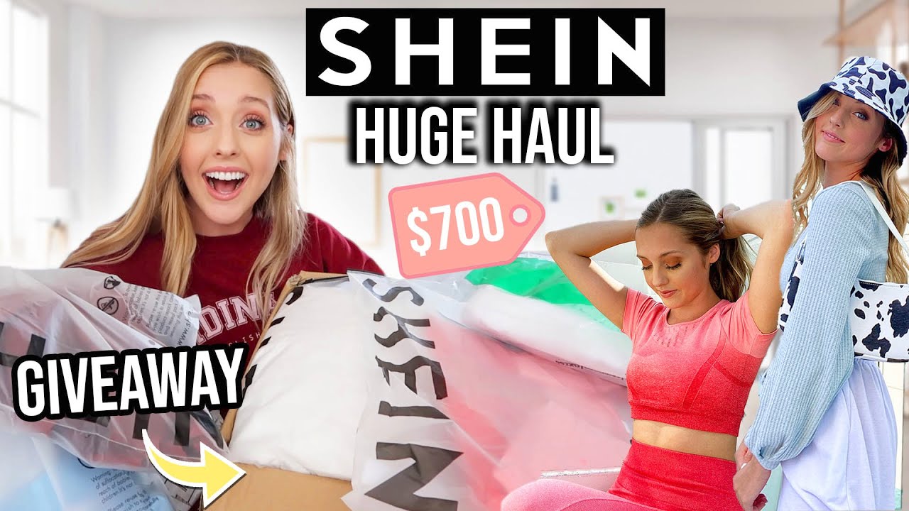 Huge Shein Try On Haul My Largest Clothing Haul Yet Giveaway Youtube