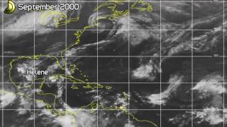 2000 Atlantic Hurricane Season on Satellite