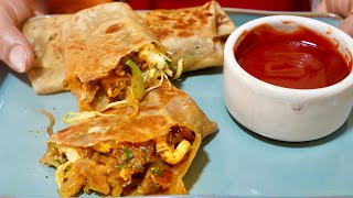 बची हुई रोटी से बनाएं से शानदार पनीर रोल - चटपटा और मज़ेदार | Paneer Roll Recipe | Breakfast | Snack