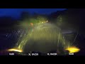 Baja Designs XL80 & XL Racer Edition under heavy rain on mountain road at night