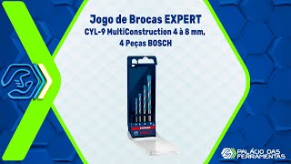 Jogo de Brocas EXPERT Multiconstruction   4 peças Bosch