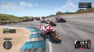 MotoGP 19 PS4 gameplay: Marc Marquez at Historic Laguna Seca (WIP)