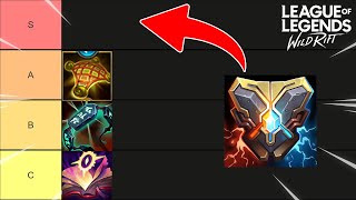 WILD RIFT ITEM TIER LIST 2025 | Patch 6.0 Season 16 | TANK ITEMS ARE SO OP