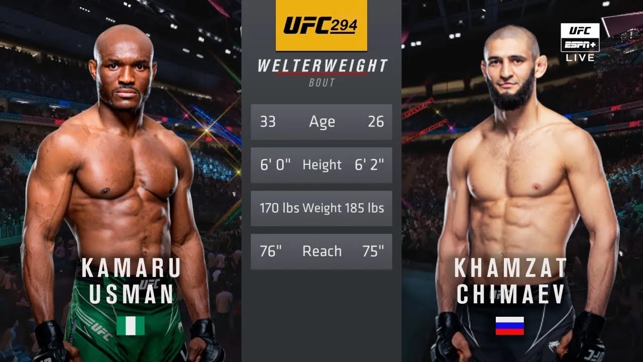 🔴 UFC 294: Kamaru Usman Vs. Khamzat Chimaev | Full Fight & Highlights ...