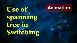 How switches uses Spanning tree protocol to avoid Loop Problem | Animation