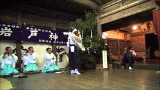 天児屋根命舞＠熊野神社,山口市小郡,岩戸神楽