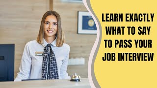 Hotel job interview questions and answers