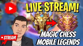 KEMBALI LIVE STREAMING MAGIC CHESS MOBILE LEGENDS LAGI !! SEMOGA WINSTREAKK !!