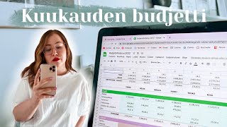 Kuukauden budjetin suunnittelu 💰 tulot, menot, säästöt