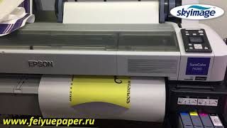 Образец Испытании! 90GSM Сублимационная Бумага для Epson F6200 Струйного принтера