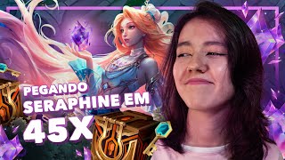 ABRINDO 45 BAÚS MESTRE-ARTESÃO?! 😱  – SERAPHINE EDIÇÃO PRESTÍGIO?! ✨ | League of Legends