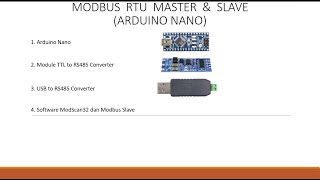 2. Arduino Modbus Slave and Master - Module UART TTL to RS485 Two Way Converter