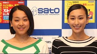 浅田真央、姉妹でのカラオケは「アナ雪」　「ストナシリーズ」新CM発表会