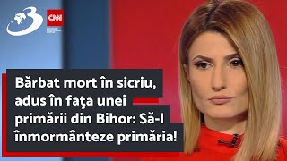 Bărbat mort în sicriu, adus în faţa unei primării din Bihor: Să-l înmormânteze primăria!