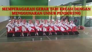 MEMPERAGAKAN GERAK TARI KREASI