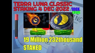 Terra Luna Classic today Staking👓LUNC DAY 30 100MILLION STAKED  🍹Terra Luna Classic Price🏀