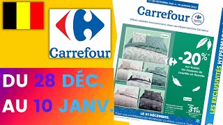 folder CARREFOUR du 28 décembre 2021 au 10 janvier 2022 💝 Arrivage - BELGIQUE