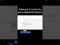 Assign X & Y label to a plot in Matplotlib Python