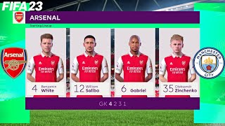 FIFA 23 | Arsenal vs Man City - Premier League Match - PS5 Gameplay