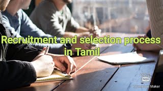 Recruitment & Selection process in Tamil
