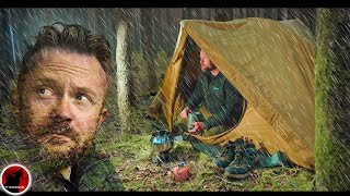 Camping in the Mountains - Campfire, Bison Chili, & a Cold Midnight Rain